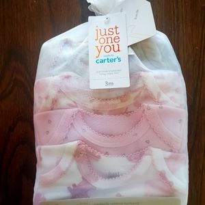 Baby girls 3 month gift pack onesies